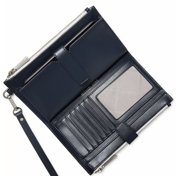 - Michael kors Signature Jet Set Double Zip Wristlet Wallet - Picture 2 of 13